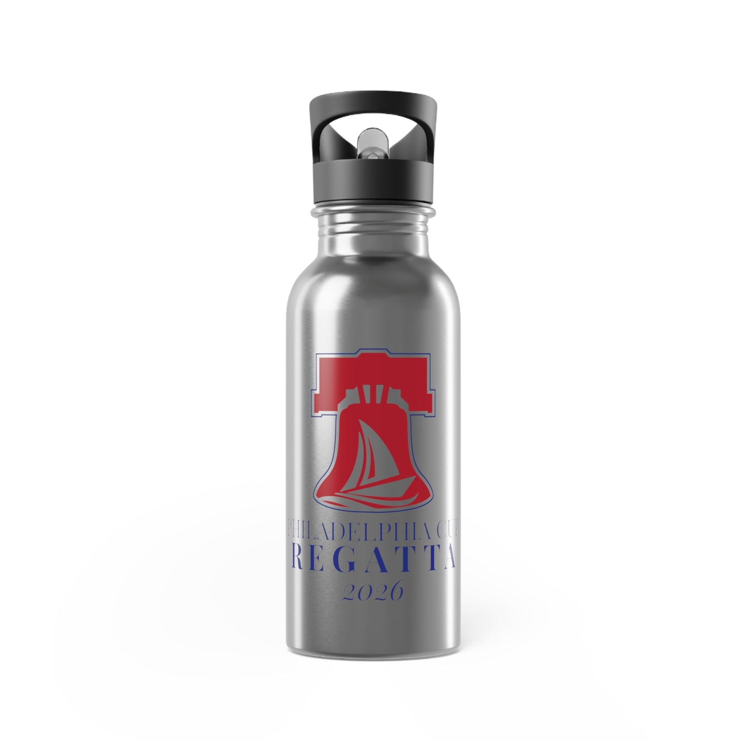Stainless Steel Water Bottle With Straw, 20oz