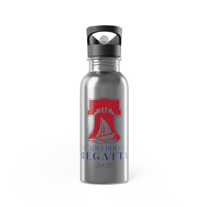 Stainless Steel Water Bottle With Straw, 20oz