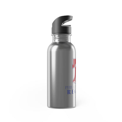 Stainless Steel Water Bottle With Straw, 20oz