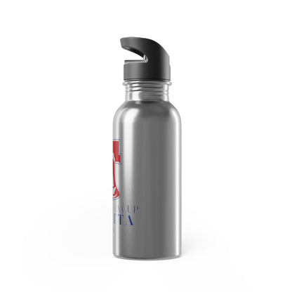 Stainless Steel Water Bottle With Straw, 20oz
